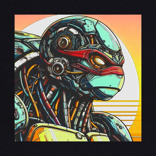 Cyborg Turtle by Cyber Prints